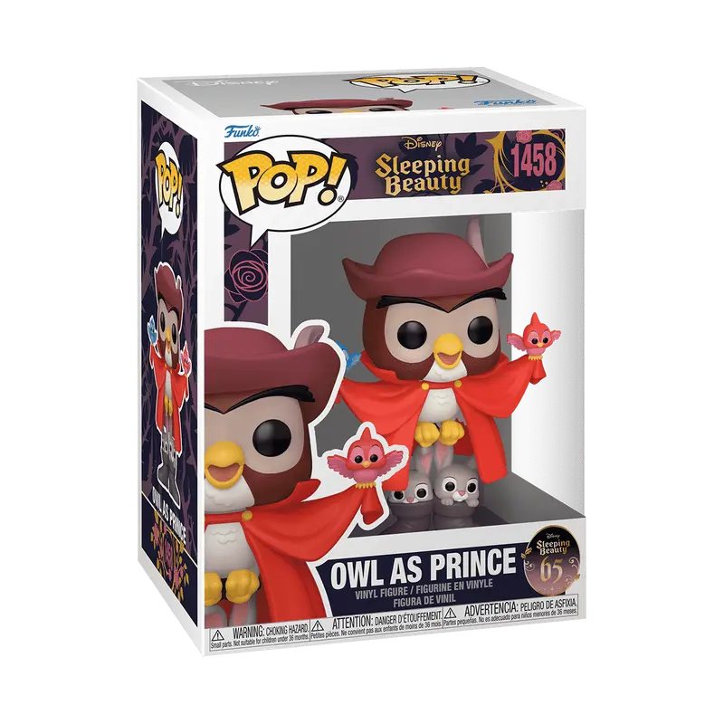 Funko Pop Vinyl Figure Disney Sleeping Beauty Owl As Prince 1458