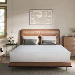 Queen Mattress, 8 Inch Gel Infused Memory Foam Mattress Medium-Firm Mattress for Pressure Relief & Cooling Sleep, CertiPUR-US Certified, Bed in a BoxSkin-friendly and comfortable mattress with moderate softness