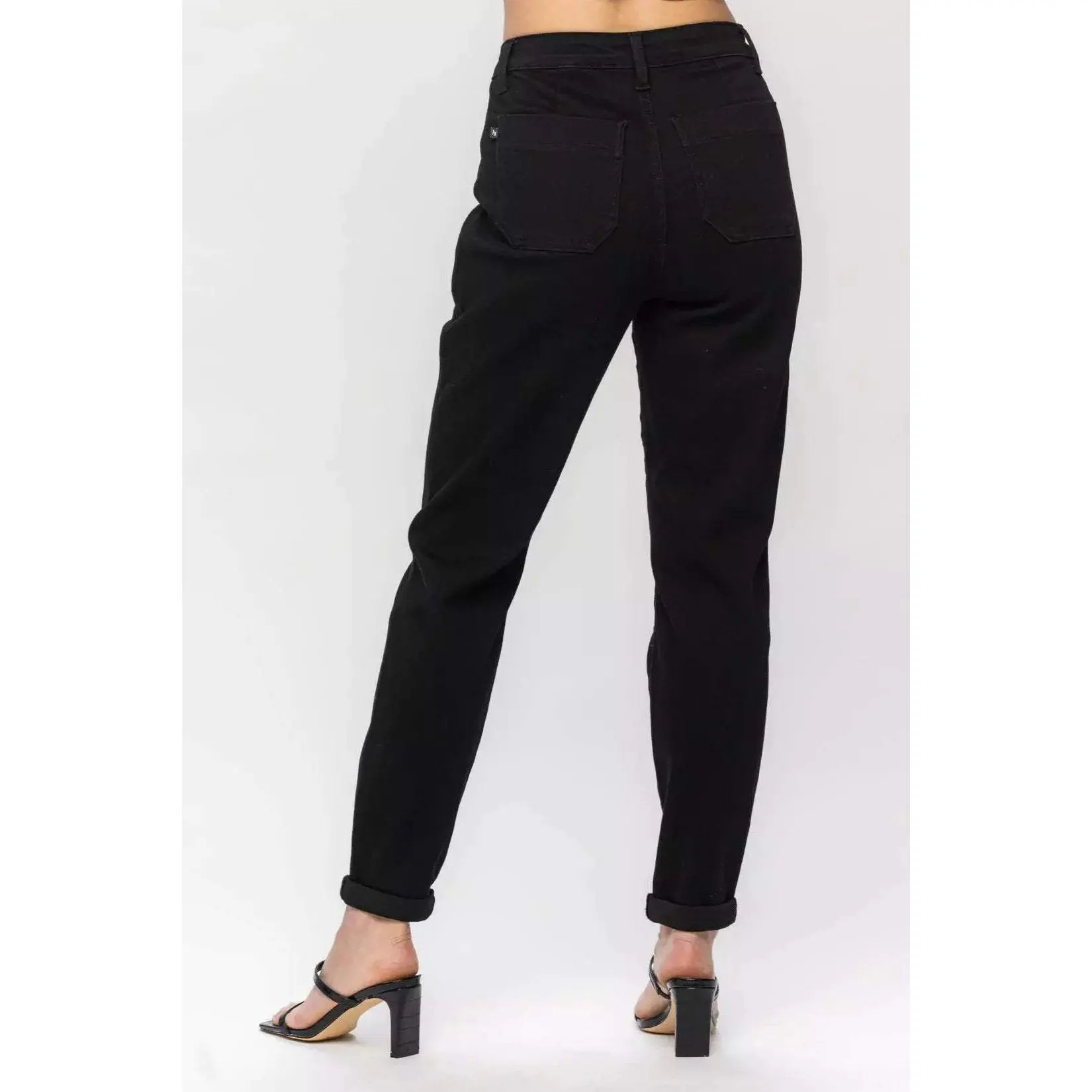 Judy Blue Plus Size Jet Black Joggers