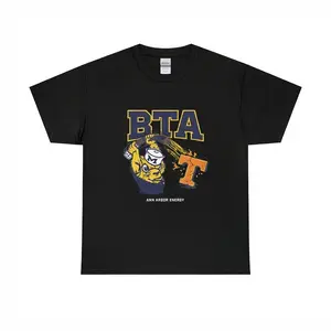 BTA Rivalry Michigan vs Tennessee Belt Swing Vintage College Shirt Printed Tee Pure Cotton Fabric Casual Streetwear Crew Neck Short Sleeve T-Shirt Trendy Tops for Women for Men, Perfect Gift