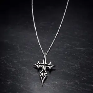 925 Silver Cross Pendant with Necklace