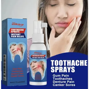 Oral Care Spray - Quick-Acting Toothache Pain Relief, Prevents Tooth Decay, Reduces Gum Swelling, Cleanses Inflammation & Canker Sores, Unscented Single Item Gentle Daily Use Oral Care Solution