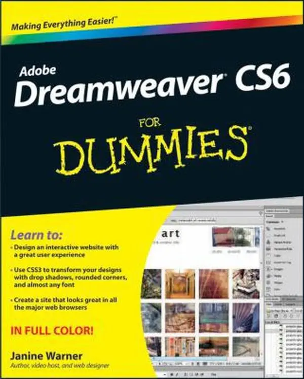 USED Book - Dreamweaver CS6 For Dummies by Janine Warner (Paperback) - english