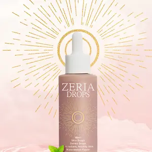 Sunless Tanning Drops Drinkable Tanning Lotion 60ml for All Skin Types, Rich in Vitamin E & Glycolic Acid, Moisturizing and Brightening