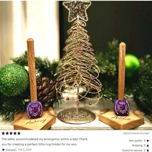 softball ring holder baseball championship ring display holder