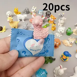 20pcs Random Blind Box Miniature Animal Toys, Realistic Simulated Small Gifts, Collectible Toy Set, Perfect for Kids and Collectors, Blind Bags Surprise Set