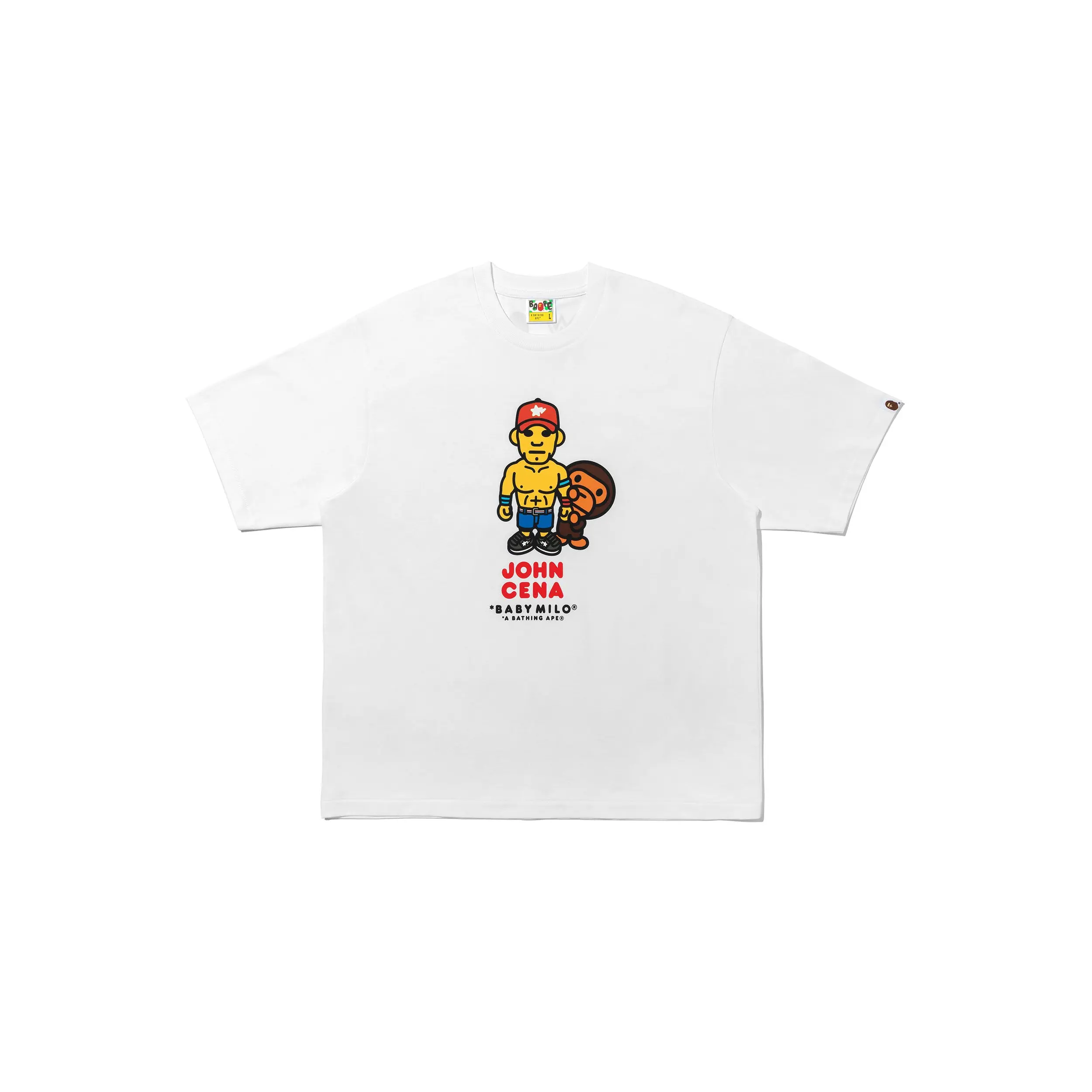 BAPE X WWE JOHN CENA BABY MILO RELAXED FIT TEE