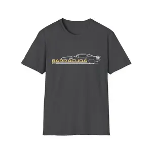 1970 Plymouth Barracuda AAR Classic Muscle Car Silhouette T-Shirt Sweatshirt Hoodie, Gift for Car Lovers