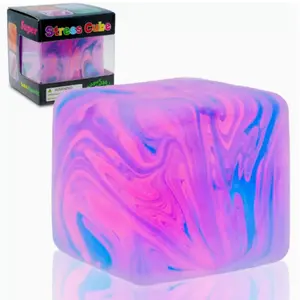 Fidget Toys Squishy Stress Cube, Stress Balls for Kids Adults Squishy  Stress Relief, Ice Squishy Cube Sugar Balls, High Density Squeeze Balls for Students Calming