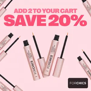 FORCHICS Eyelash Enhancing Serum with Powerful Peptides & Plant Botanicals for Thinning Lashes 3ML Makeup Cosmetic