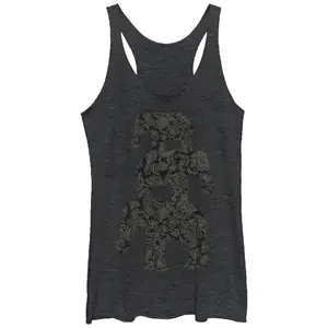Women's Lost Gods Three Elephant Pyramid Racerback Tank Top