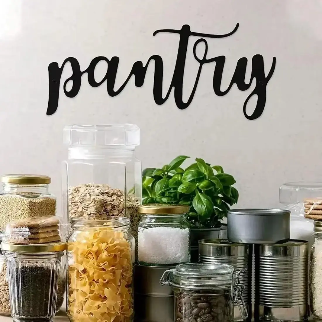 Letter Pattern Pantry Sign, Rustic Door Sign, Rustic Design, Farmhouse Decor, Ideal for Enhancing Entryways, Garden Decoration Supplies