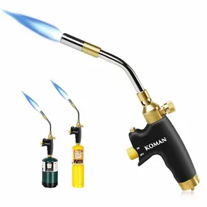 KOMAN Propane Torch Head, Propane Torch KitMapp Gas Torch, Soldering Torch, Propane TorchHead with Lgniter, Welding Torch Head By MAPPMAP/PRO, Mapp Gas Torch(), Torch for Cooking, Torch Lighter, Torch Lighters, Torch Lighter, Welding, Braz