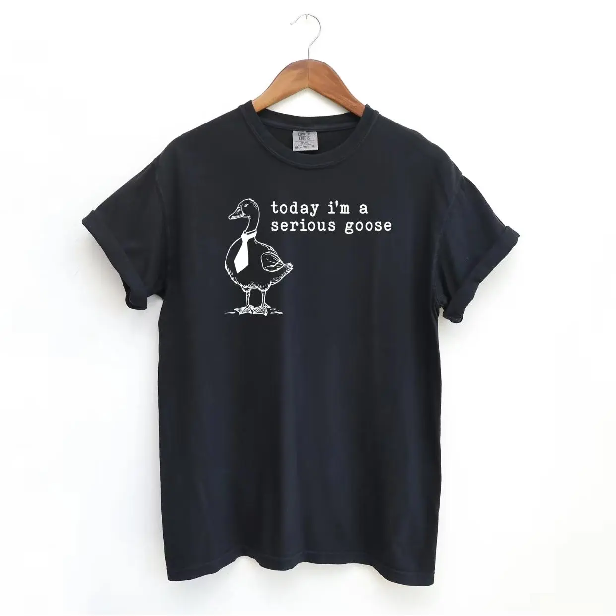 Men's Tribal Goose Graphic Tshirt, 100% Cotton Flattering Tops, Unisex Breathable Top for a Thanksgiving Gift, Streetwear, Round Neck, Chic, Fitted Cut, Graphic Print, Pure Cotton, Evening, Korean, Preppy, Tribe Print, New Year, Retro, Figure, Shortsleeve