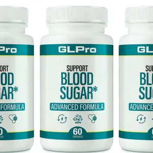 GLPro Blood Sugar Support Advanced Formula  3 Bottle Pack - (90 Day Supply)