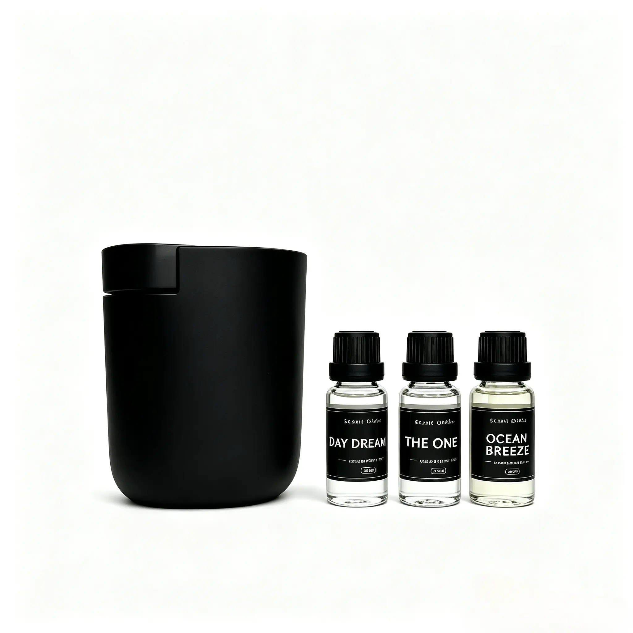 Plug-in Waterless Scented Freshener Diffuser - Single Unit, High-Output Dry Vapor USB Electric Cold-Air Fragrance, 500 sq.ft Coverage, No Water Tank Cleaning for Home Open-Plan Living