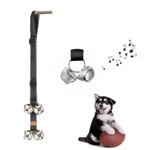 Dog Doorbells with Puppy Tinkle Bells Adjustable Door Bell Dog Bells for Potty, Buckle Adjustable Puppy Dog Door Bells