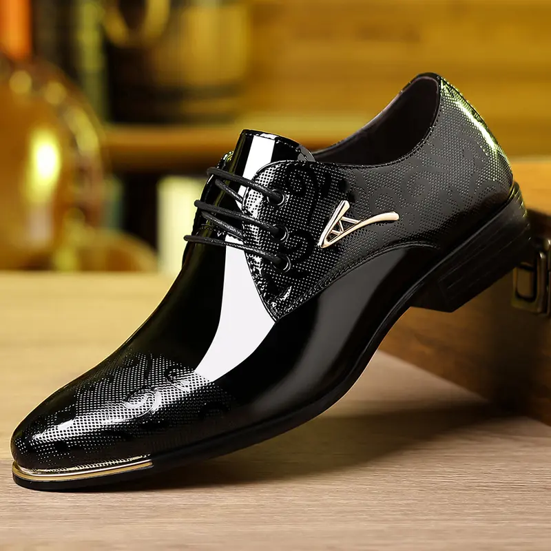 men's black dress shoes in style - TikTok Shop