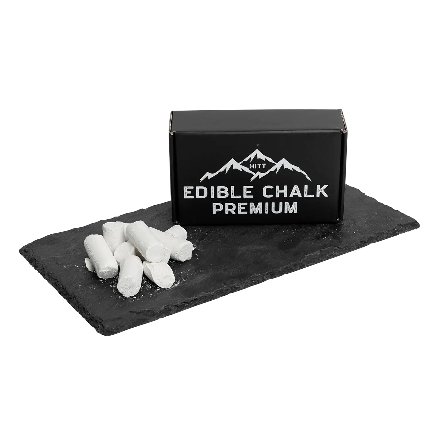 HITT Premium Belgorod Edible Chalk — Satisfying Crunchy Chalk Bars for Eating, PICA Cravings and ASMR Food Content Creators — Organic, No Additives, No Impurities PICA Alternative Snack — 7 oz / 200 g