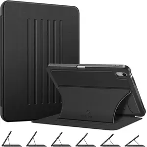 Fintie Magnetic Stand Case for 2025 iPad A16 11th Gen & iPad 10th Gen, Rugged Protective TPU Back, Built-in Pencil Holder, Six Stand Positions