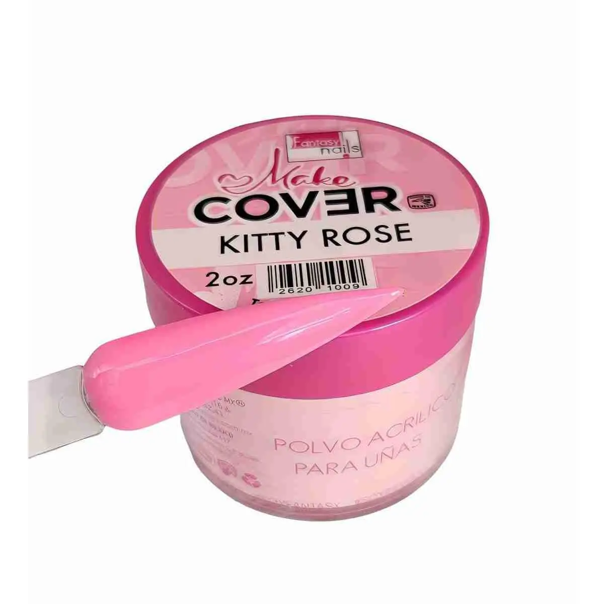 Fantasy Nails Acrylic Cover Kitty Rose 2oz jar nail powder, Nail Kit Set, Acrylic Fake Nails
