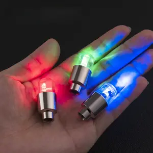 Car Wheel HUB Light Motorcycle Tire Flashing Lamp, Bicycle Colorful Flashlight, Valve Stem Induction Glowing Light, LED Safety Lighting，LED Wheel Valve Light | Flash Light for Car, Motorcycle & Bike，Ride in Style! Universal RGB Flash Wheel Valve Light
