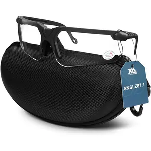 Shooting Glasses with Case Anti Fog Hunting Safety Glasses for Adults