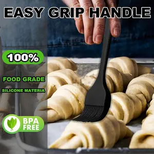 Heat-Resistant Spray Brush, BPA-Free Silicone Brush, Ideal for Oil, Butter, Marinades, Grilling, Baking, Kitchen Cooking, Dishwasher Safe, Baking Tools