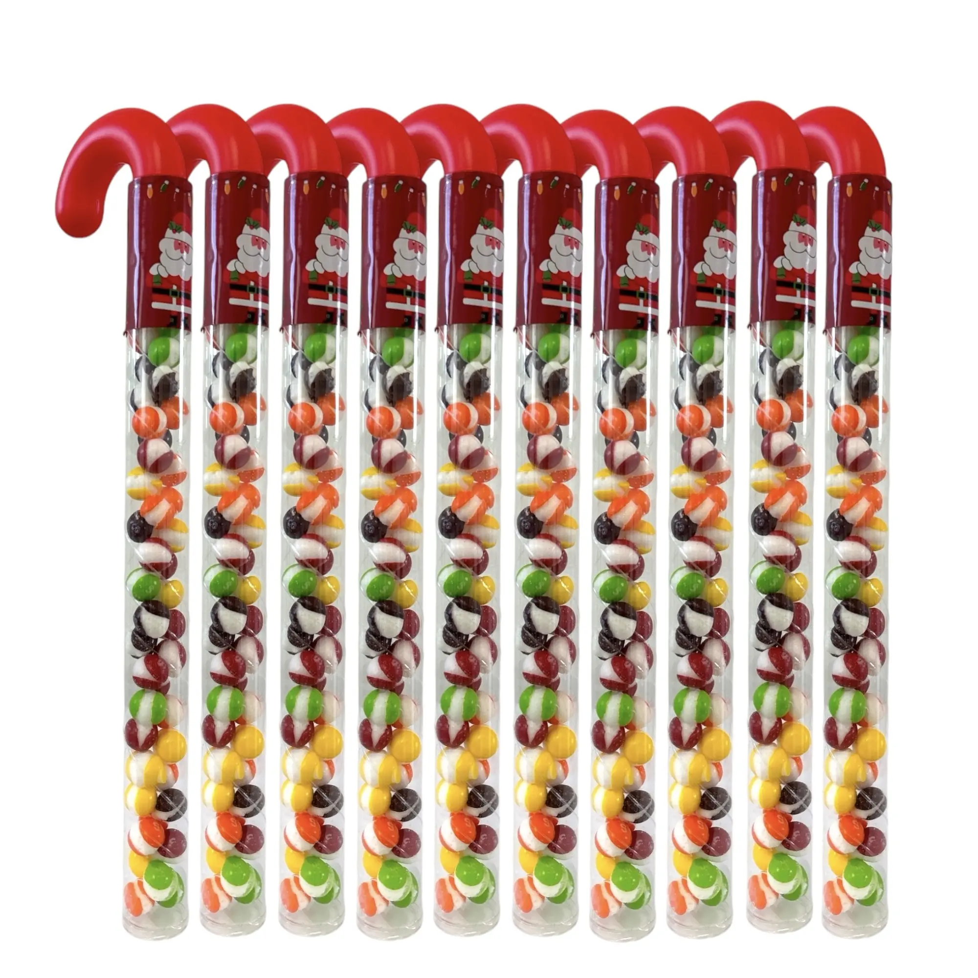 G-Box Freeze Dried Candy Canes, Original Flavor Sweet Snack Candies - 10 Count Frettles Treat