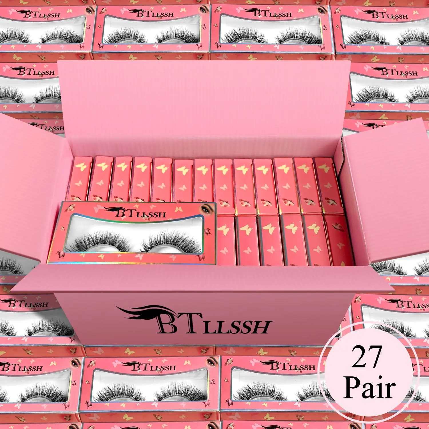Natural Curling Fake Eyelash, High Quality Eyelashes, 27 Pairs Individual Self Grafting False Eyelashes, Eye Makeup Enhancement False Eyelashes for Women, Cosmetic, Diy Personal Lashes, False Eyelashes Set