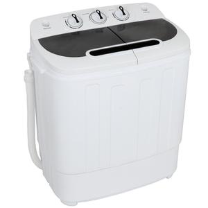 Segawe Mini Twin Tub Portable Washing Machine – Compact Washer and Spin Dryer with 13 lbs Capacity