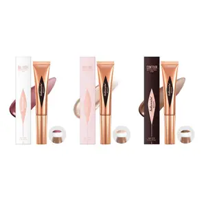Multifunctional Makeup Products Set, 3 Counts Including Long Lasting Contour Stick & Highlight Wand & Blush Wand, Portable Bronzing Drop Cosmetic, Valentine's Day Gift for Women