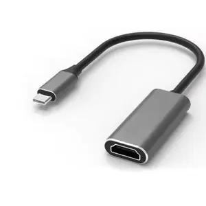 Portable USB C To HDMI Adapter 4K HDMI TV Output, USB-C Type C To HDMI Adapter USB Cable 4k Converter For Laptop Computer