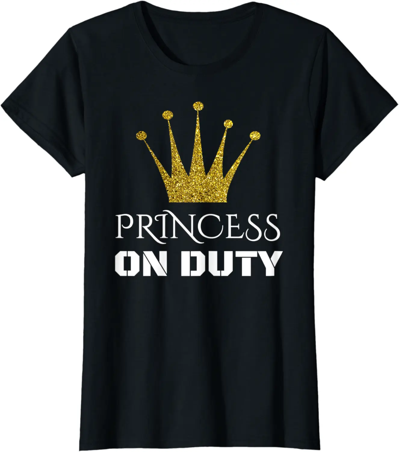 Princess On Duty Crown Princess T-Shirt - Jacobjbt Shop 58B09RNCQ7SC