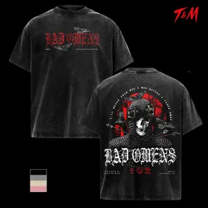 Vintage Bad Omens Band Tee | Washed Graphic T-Shirt | Rock Music Hoodie Option | 90s Grunge Aesthetic Streetwear Shirt | Concert-ready Drip | Unisex Clothing Top