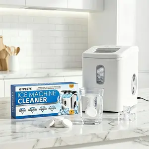 Ice Machine Cleaner Descaler - 6 Pcs Cleaning Tablets, Nickel Safe Scale Remover for Countertop & Nugget Ice Makers mopping products heavy duty cleanup gloves kids mop