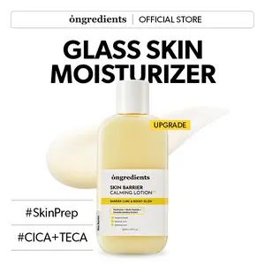 [ongredients Official Shop] Skin Barrier Calming Lotion EX 150ml / 5.07 fl.oz -  Hydrating Lotion for Smooth Makeup Prep & Glowy Skin, GHK-Cu, CiCA + TECA, 12-Peptide Complex, Collagen, Non-Comedogenic Facial Daily Moisturizer | Korean Skincare