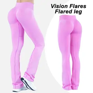 HALO Vision Flares Butt Leggings Gymwear Workout Gym Women Butt Lifting Pants Sportswear Sports Slim Fit Tummy Control Yoga