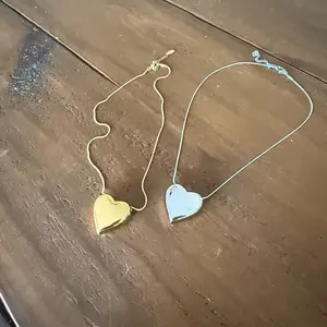 waterproof chunky heart necklace