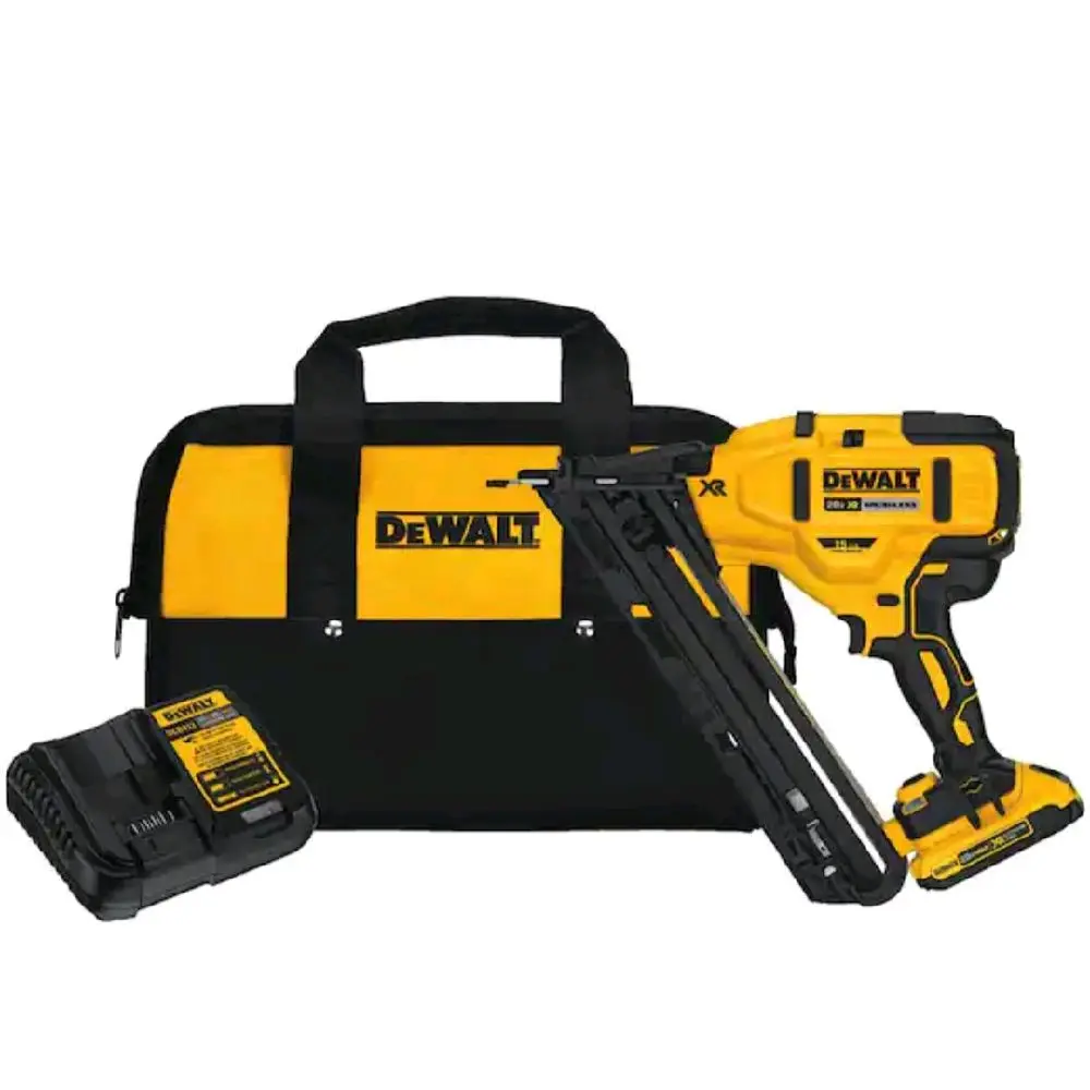 DEWALT XR Series 15-Gauge Finish Nailer Kit, Ideal for Finish Work