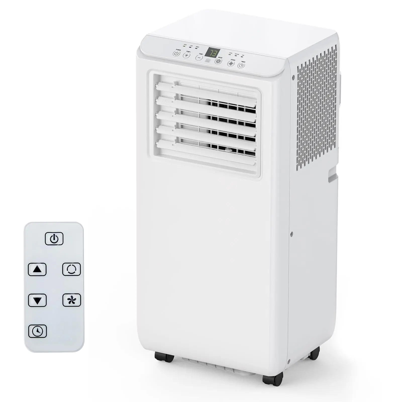 Garvee 14000 BTU Portable Aircon, 3-in-1 AC Unit Cools 750 Sq.Ft. Large Rooms, with Dehumidifier, Fan, LED Touch Panel, Remote Control, Window Kit for Home, Apartment, Personal Portable Ac