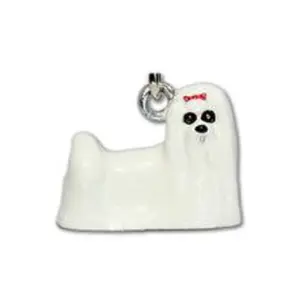 Parisian Pet 'Maltese' Key Chain for Dogs - Trendy White Key Ring, Perfect Pet Accessory for Maltese Fans