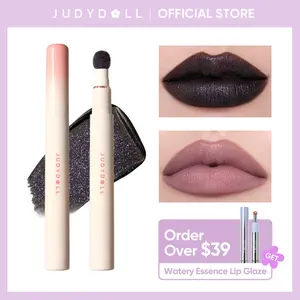 JUDYDOLL Cushion Lip Powder Cream, Cushion Matte Lock Lip Cream, Blur, Matte Lip Glaze, Soft Velvet Matte Lip & Cheek, Smooth Lip Mud, Moisturizing, Soft, Waterproof, Long-Lasting, Not Easy To Fade, Non-Stick Cup, Cosmetics, Makeup, ​Valentines, New Year