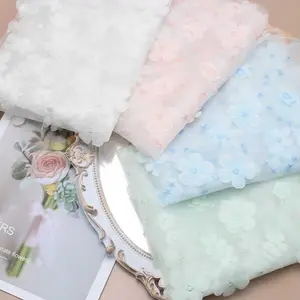 Flower Print Mesh Wrap