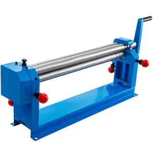 TikTokShopBlackFridayVEVOR 24 in. Slip Roll Roller Metal Plate Bending Round Machine, Slip Roll Machine Up to 16 Gauge Steel, Sheet Metal Roller, Slip Rolling Bending Machine with Two Removable Rollers