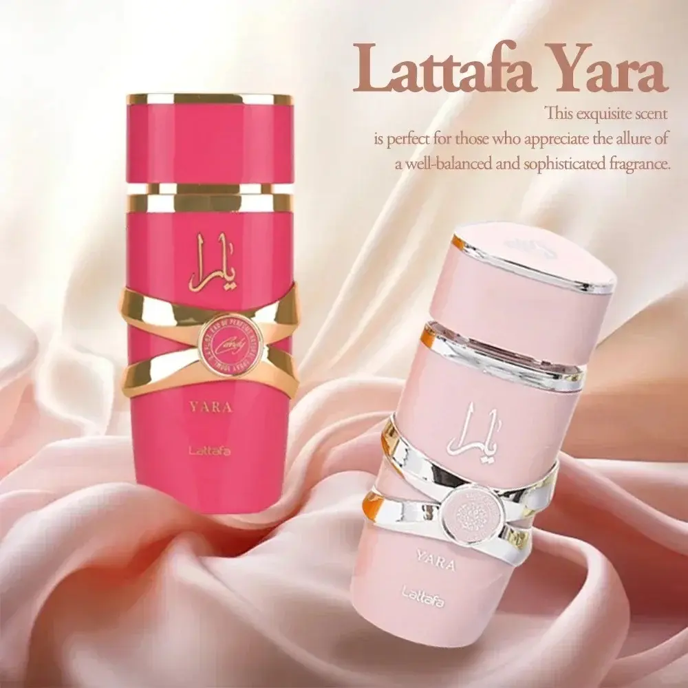 Lattafa Yara Collection Eau de Parfum for Women, 100ml / 3.4 Fl Oz, Sweet Fruity Floral Vanilla Arabian Fragrance Spray