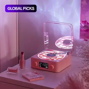 Wireless Speaker, White Noise Speaker, Multifunctional Desktop Speaker with USB Port & AUX Input, Speaker with Adjustable Ambient Light Modes, Halloween Gift #GLOBAL PICKS