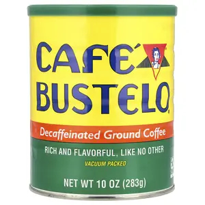 Café Bustelo Decaffeinated Ground Coffee, 10 oz (283 g) Café Bustelo Decaffeinated Ground Coffee, 10 oz (283 g)