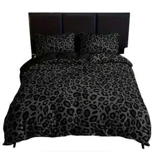 2/3pcs Leopard Print Bedding Set, Soft Bedding Set, High-Quality Fabric, Stylish Design, Perfect for Home & Dorm Use, Durable Comfortable Sleep, Bedroom Bedding Set, Leopard Print Duvet Cover