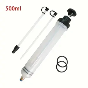 Oil Pump Manual Syringe Dual Use Oil Change Tool Hand Operated Brake Fluid Extractor Car Cleaning Equipment Multifunctional Puller Kit Mechanic Tools